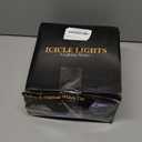 132ft Icicle Lights for Outside, Red and White Christmas Lights Outdoor Indoor, 1280 LED Twinkle With 240 Drops Short Curtain for Thanksgiving Room Home Wall Bedroom Window Decoration