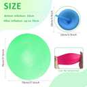 3pcs Giant Bubble Balls Water Balloons Giant Inflatable Water Ball Water Bubble Ball Beach Ball Yard Games Soft Rubber Ball Water Ball Balloon for Outdoor Indoor Party Garden Pool Beach Ball, 31.5 inches