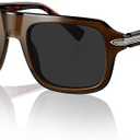 gesruny Men’s Contemporary Acetate Sunglasses – Thick Rounded-Rectangle Frame with Built-In Flex Temples & UV400 Protection