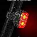 Bike Lights, Rechargeable Bicycle Lights Set Super Bright 8+12 Modes, IPX6 Waterproof Bike Lights for Night Riding/Cycling Safety, Front and Back Taillight Reflectors, 58 Hrs Long Battery Life