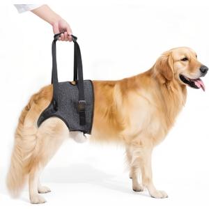 Dog Sling for Large Dogs Hind Leg Support, Adjustable Soft Padded Harness for Weak, Injured, or Disabled Back Legs, Helps Support Senior, Arthritic, and Mobility-Impaired Dogs (X-Large)
