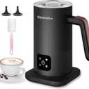 Milk Frother, 4-in-1 Electric Milk Steamer, 350ml/11.8oz Automatic Frother Machine for Coffee, Warm and Cold Foam, Temperature Control for Latte, Cappuccino, Hot Chocolate