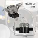 Fits for Maytag Whirlpool Dryer Operating Thermostat 3391912 WP3391912