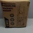 Pressure Washer, Power Washer with 4 Nozzles and Foam Cannon, High Pressure Cleaning Machine for Cars, Driveways, Fences, Patios, Home Cleaning, Green