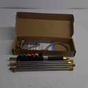 Sealegend Pressure Washer Extension Wand with 6 Spray Nozzle Tips for Gutter Cleaning up to 9FT, Upgrade Power Washer Lance with 30, 90, U-shaped Curved Rod, 1/4" Quick Connect, 4000 PSI