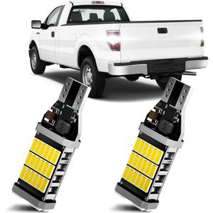 2Pcs F150 Reverse Lights Fits for 2009-2014 Ford F150, Cool White 6500K Super Bright Reverse Light Bulb LED, 2835 45-SMD Chipsets Error Free, Upgraded Backup Lights Replacement
