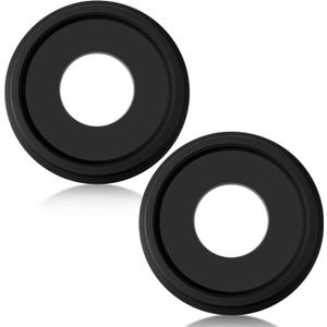 BBTO 2 Pack Black Ceiling Medallion for Light Fixtures and Ceiling Fans Chandeliers 10" Od x 3.5" ID(Classic)