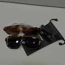 livho Trendy Polarized Square Aviator Sunglasses Women Men Square Eyewear Frame, Retro Sun Glasses for Women Men 2025 Shades