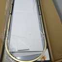 Arched Mirror - Full Length, Standing or Wall Mounted, 58"18", Aluminum Frame - Gold