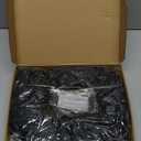 Capoda Halloween Black Leave Garland 6ft Norfolk Artificial Black Pine Garland Halloween Vines with 20 Lights for Fireplace Mantel Stairs Porch Table Wall Door Yard Indoor Outdoor Decorations