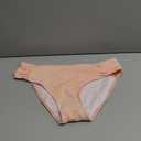 Women's Bathing Suit Bottoms Full Coverage Ruched Bikini Tankini Bottom Swimsuit Brief (Medium, Coral Pink)