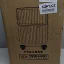 Hard Shell Luggage 20 Inch Travel Luggage, Carry-On Luggage Spinner TSA with Lid, PC+ABS Aluminum Frame，Lightweight Travel Luggage 20'' 24'' 26''Carry-On (upgraded blue, 24 inch)