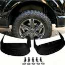 Rear Wheel Well Liners for 2021-2026 Ford F150 Accessories, Tire Inner Fender Liners, Heavy-Duty No Drilling Wheel Well Guards for 2026 Ford F-150 Accessories (2PCS, Not for Raptor/Raptor R)