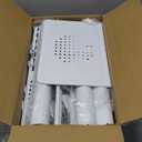 BONTEC Mobile TV Stand with Tilt, Rolling TV Stand on Wheels for 2360 Inch LED LCD TVs, Portable TV Cart with Adjustable Media Shelf for Living Room, Bedroom, Holds 88 lbs, Max VESA 400x400mm, White (17.1x15.7x59.6 IN)