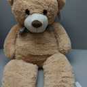 MaoGoLan Giant Teddy Bear 4 Feet,Adorable and Cuddly Big Bear Stuffed Animal 47", Classic Teddy Bear Plush Gift Decoration for Baby Shower,Party,Birthday,Valentines Day,Tan (Brown)