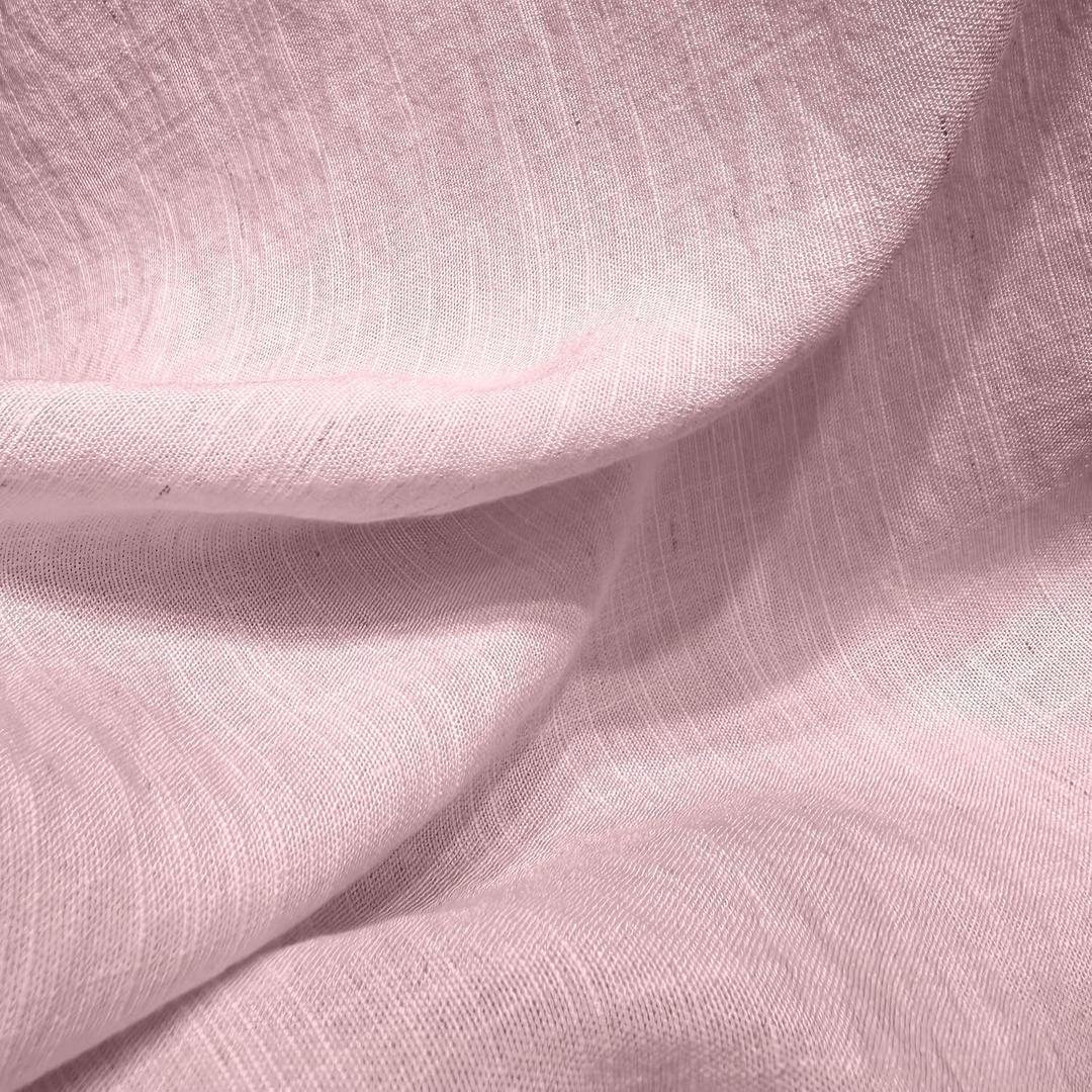 57" Soft Viscose Nylon Linen Fabric by The Yard - Natural Slub Fabric for Clothing, 155 GSM - Ideas for Spring Summer Fashion, Home Decor & Craft Sewing Fabric (8# Pink, 1 Yard)