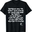 Old School Rap Hip HOP Merch Juicy Positive Quote 90's T-Shirt Size Large