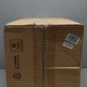 Cozyide Outdoor Chair Cushions, Waterproof Patio Seat Cushions with Adjustable Straps, Round Corner Patio Chair Cushions for Garden, Black, 17x16x2 Inch (Pack of 4)