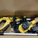Brushless Lawn Edger Compatible with DeWalt 20v Battery (Tool ONLY), Electric Cordless Edger/Trencher, 9 Blade, 3 Position Adjustable Depth, 180Handle, Lightweight with Rear Wheel for Landscaping
