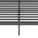 ZIYOO Queen Size Bed Frame, 14 Inches Platform Bed Frame, 3500lbs Heavy Duty Steel Slat, Non-Slip Design, No Box Spring Needed, Easy Assembly, Quiet Noise Free, Under Bed Storage Space, Black