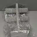 Juvale Velvet 3-Tier Jewelry Holder for Necklaces and Bracelets - Organizer Tower and Display for Selling - Gray Bracelet Display
