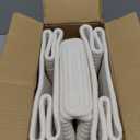 CubesLand Off White Small Storage Baskets for Shelves, Closet Organization Storage Bins Empty Gift Basket Baby Nursery Woven Baskets for Organizing, Rectangular Clothes Closet Shelves Baskets 3 Packs