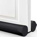 Comfyanno Under Door Draft Stopper - Bottom Door Seal & Gap Filler- Fits 30 to 36 Door, Block Noise, Sound, Air, Bugs, Dust, Easy to Install, Double Side Block, No Adhesive, Black