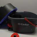 O-Cedar EasyWring RinseClean Microfiber Spin Mop & Bucket Floor Cleaning System with 3 Extra Refills, Plastic, Grey
