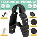 Dog Elbow Protector Brace for Canine Pads Elbow&Shoulder Support Callus, Hygroma, Dysplasia, Arthritis, Dislocation, Pressure Sores, with Metal Splints Wrap Both Left and Right Front Legs, Size: L