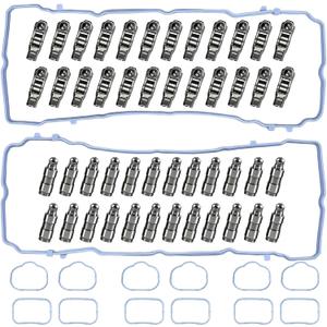 24Pcs Rocker Arm and Lifter w/Gaskets Compatible with Chrysler Dodge Ram Jeep Pentastar 3.6L V6 2011-2023 Replaces 5184296AE 5184332AA 5184331AC 5184562AC 5184595AE 5184596AE