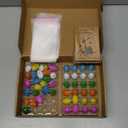 48 Sets Dinosaur Party Favors Funny Mini Dinosaur Toys Dinosaur Birthday Party Supplies 48 Pack Dino Eggs and 48 Hatching Card Bulk Gifts Novelty Birthday Party Decorations for Kids Boys Girls Toddler