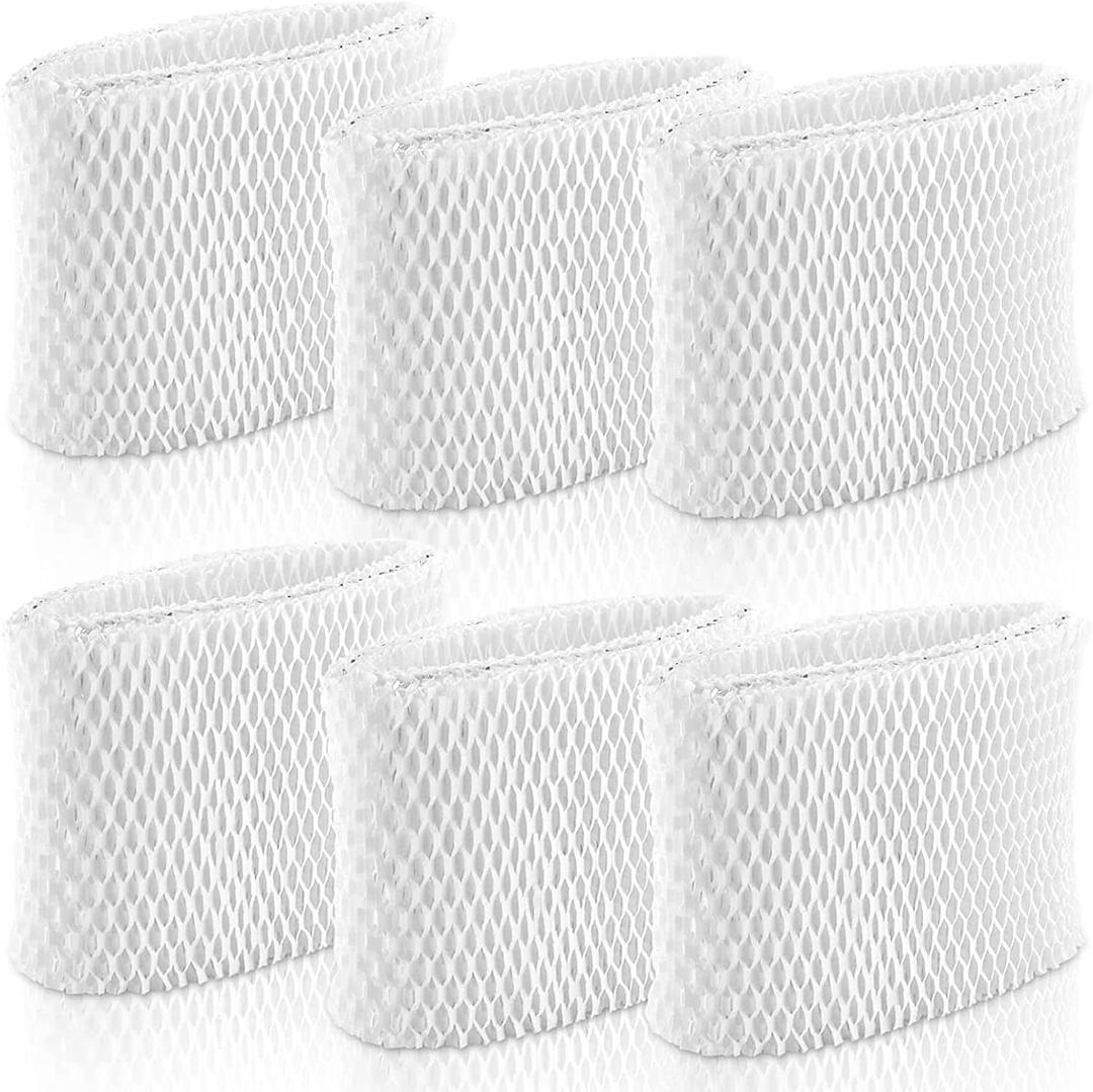 WF2 Humidifier Filter Replacement for Vicks V3500 V3100 V3900 V3700 VEV320,Kaz 3020 & Re-Lion WA-8D Cool Mist Humidifiers,Pack of 6 by TOMOON