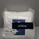 Bedsure Gentlesoft 100% Cotton Blanket Queen Size for Bed - Cooling Breathable and Soft for Spring Summer, Thick Cozy Waffle Weave Blanket Gifts for Women, White, 90x90 Inches