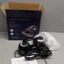 Mattress Vacuum Cleaner, Handheld UV Bed Vacuum Cleaner 16KPa & 12800 Vibrations Per/Min Upgraded Effectively Clean Up Bed, Pillows, Cloth Sofas, Carpets and Ther Fabric Surfaces (Black)