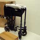 Drive Medical ATC19-BL Lightweight Aluminium Transport Wheelchair with Swing-Away Footrest, Blue