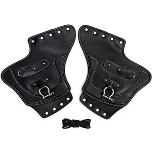 Motorcycle Heat Shield Deflectors Leather Side Saddle for Harley Nightster 975 Special 2022-2026 Engine Heat Insulation Pad Accessories