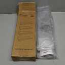 upsimples Acrylic Shelves for Bathroom Storage, 15" Floating Shelves Wall Organizer for Perfume, Make up, Skincare, Kids Bookshelf for Bedroom, Nursery, Living Room Decor, Clear, 4 Pack