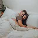 RejuveNite American Talalay Latex Pillows - Medium Support, Queen High Profile, Dual Set - 100% Cotton Sateen Covers Made in USA