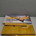 AZEN Toilet Stool Squat Adult, Wood Poop Stool for Bathroom Adults, 7 Inch Height (Yellow (1 Pack))