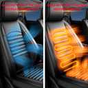 Fit Gahs Car Seat Covers (5 Seats Full Set) Compatible with Hsvdva Gahs 2028 - Full Coverage Breathable Leather, Airbag Compatible, Waterproof & All-Weather,Black