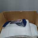 Serta Down Illusion Extra Warmth Hypoallergenic Down Alternative Comforter with Corner Loops, King/Cal King, White