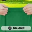 Smiry 6 Pack Rectangle Picnic Table Cloth, Waterproof Elastic Fitted Tablecloths, Washable Polyester Rectangular Patio Table Cover for Camping, Indoor and Outdoor (Hunter Green, 30"x72")