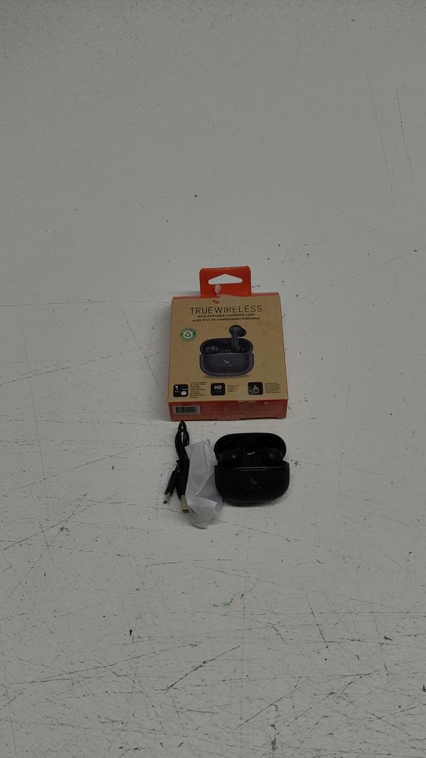 Helix True Wireless Earbuds With Portable Charging Case - Black