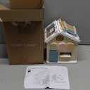 Tiny Land 9-in-1 Wooden Activity Cube, Montessori Baby Activity Center for 1+ Year Old, Educational Toy for Toddlers, Ideal Gift for Boys and Girls (Morandi)