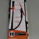 Kiweoci Cordless Electric Fuel Transfer Pump, 3GPM Portable Fluid Transfer Siphon Pump with Oil Pipeline, Battery Gas Pumps with Adjustable Flow Control Nozzle(Orange)