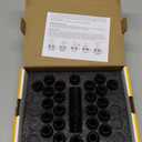 Dynofit 14x1.5 Spline Lug Nuts Compatible with Chevy Silverado 1500 GMC Sierra Ford,Aftermarket Wheel Lug Nuts Set for F150 2015-2024, 24PCS Black Truck Nuts Sets Include 1 Socket Key for Fuel Wheel