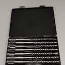 10-Piece 5/16" SDS Plus Drill Bits Rotary Hammer Drill Bit Set, Carbide Tipped for Drilling Concrete Cement Porcelain Tiles Ceramic Pots Stone Brick, Diameter 8mm, 160mm Long, SDS Plus Shank.