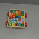 Atoylink ABC Wooden Building Blocks for Toddlers 1-3, 30 Pcs Alphabet & Number Stacking Toys with Storage Pull Toy Car Learning & Education Montessori Toys for 1 2 3 Year Old Baby Boy Girl Gifts