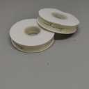 DICOSMETIC 70 Yards 2 Rolls Love You Ribbon 3/4 Inch Wide Polyester Grosgrain Ribbons Floral White Ribbon Gift Wrapping Trim Word Print Ribbons for Wrapping Gift Birthday Wedding Bouquet