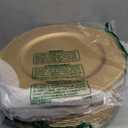 50 Pcs Gold Charger Plates Bulk, 13" Round Beaded Plate Chargers for Dinner Plates, Decorative Dinner Chargers Plastic Table Chargers for Wedding Holiday Party Baby Shower Event Decoration (Gold)